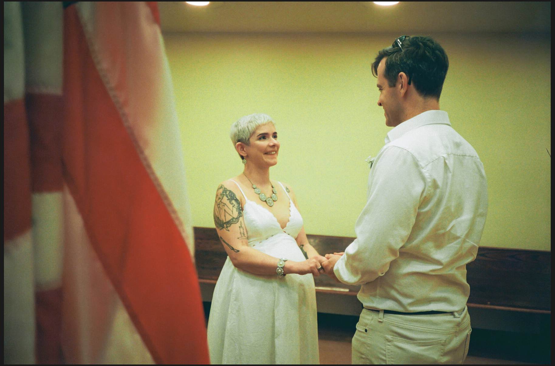 Brooklyn City Hall elopement, captured on film by Lana Dubkova, photo 26